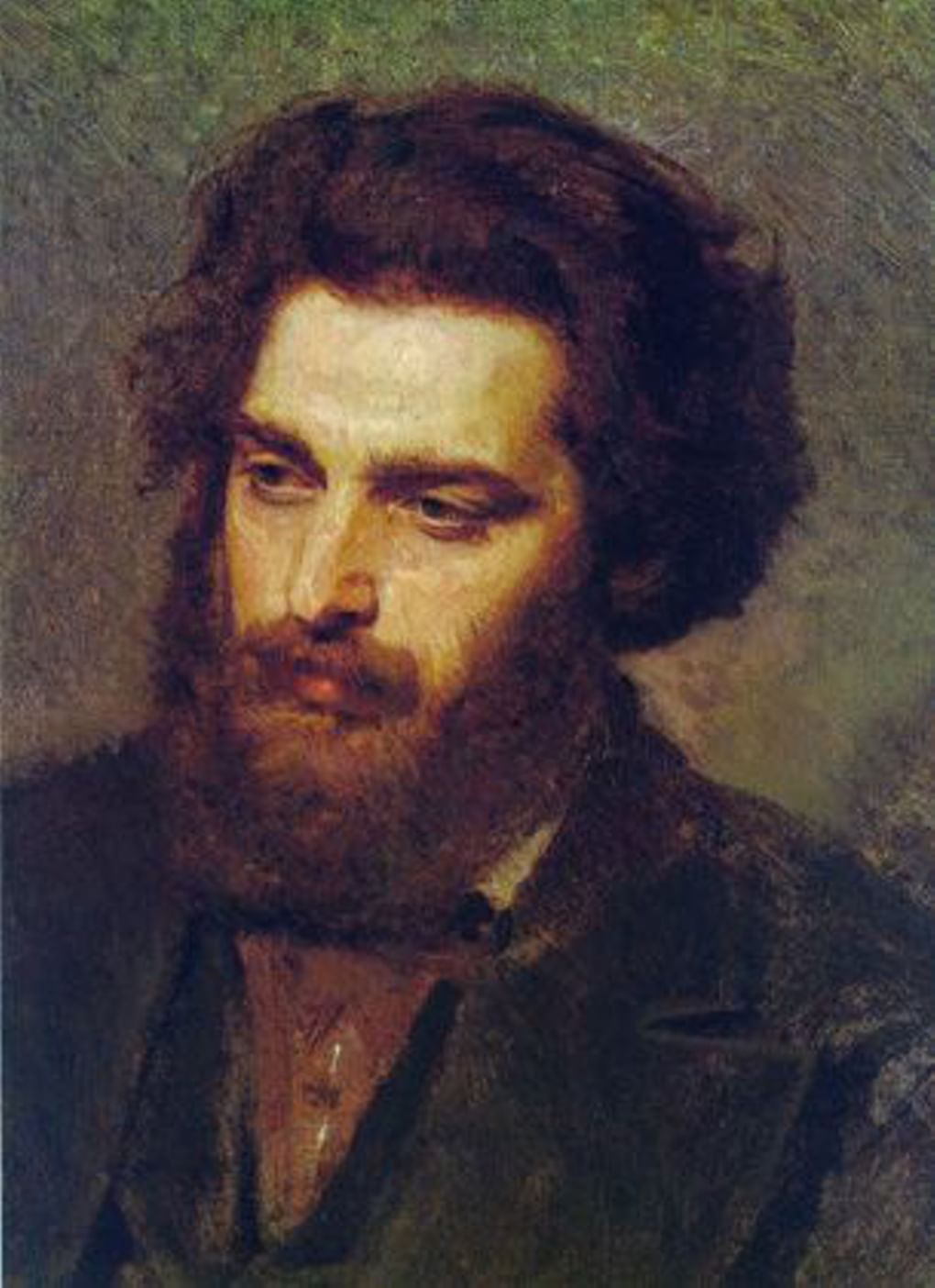 Иван Крамской. Портрет А.И. Куинджи. 1872. ГТГ