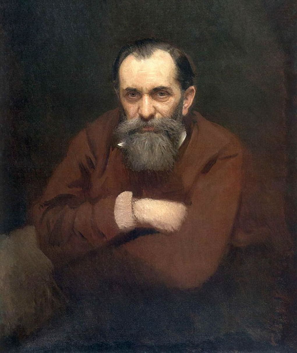 Иван Крамской. Портрет В.Г. Перова. 1881. ГРМ