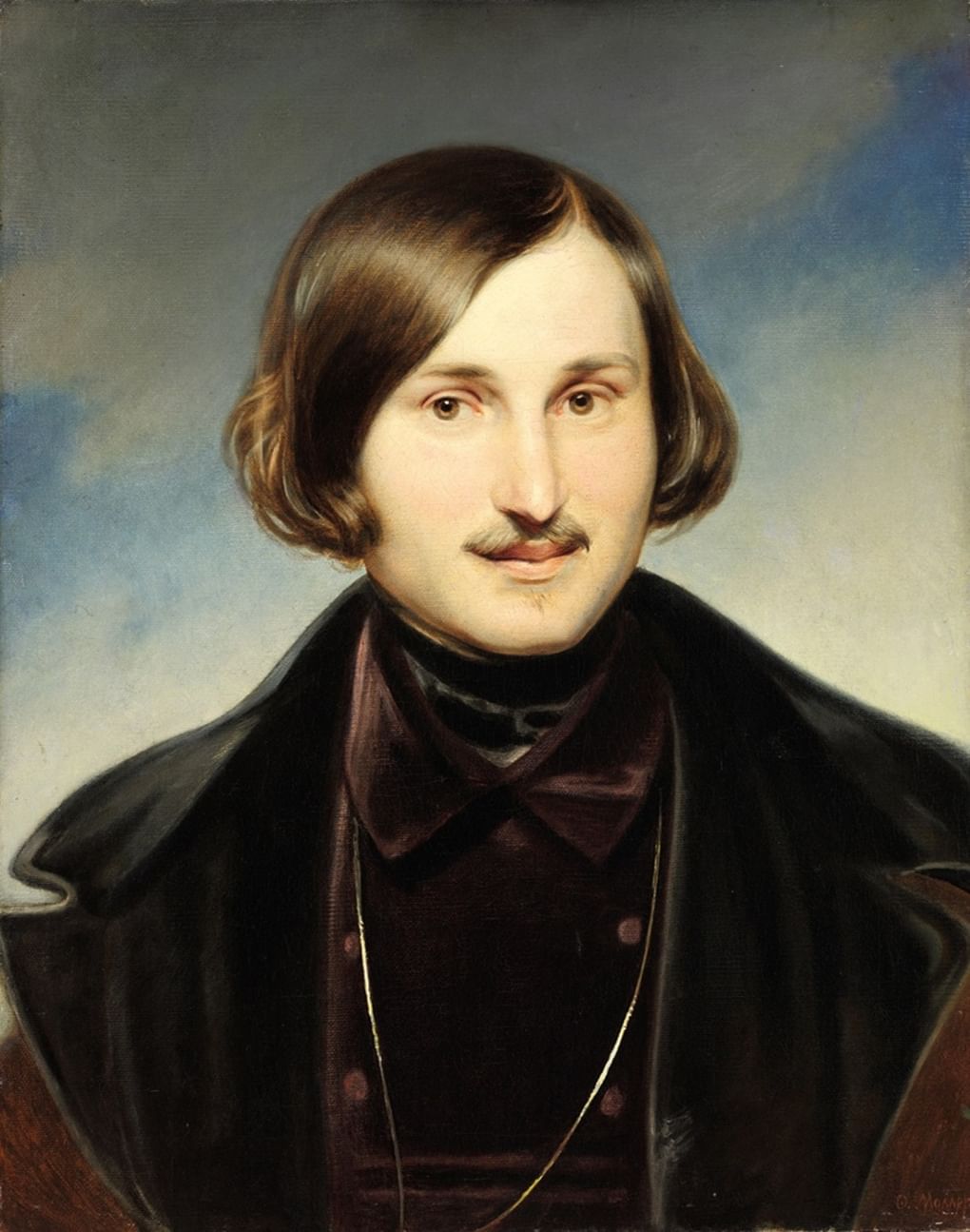 Федор Моллер. Портрет Н.В. Гоголя. 1841. ГТГ
