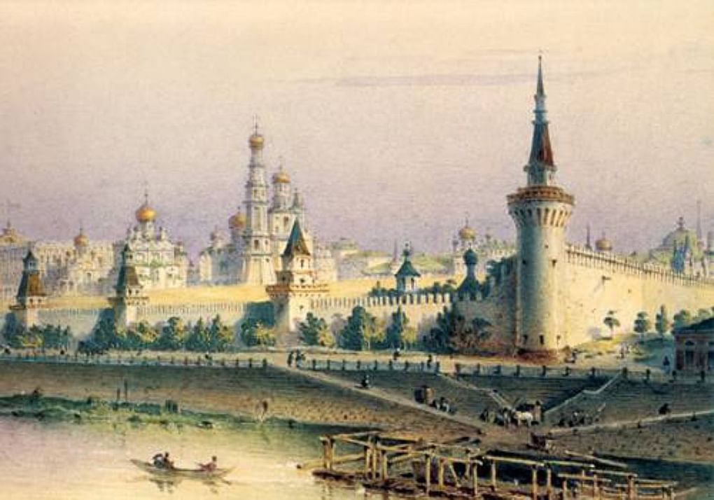 Иоганн Вайс. Московский Кремль. 1852