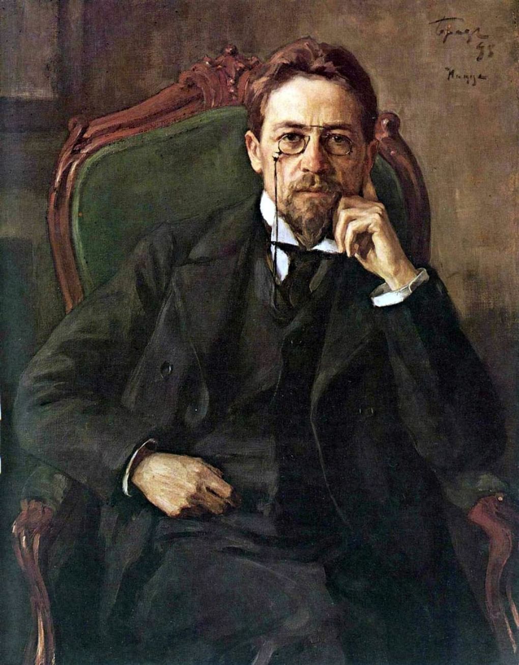 Осип Браз. Портрет А.П. Чехова. 1898. ГТГ