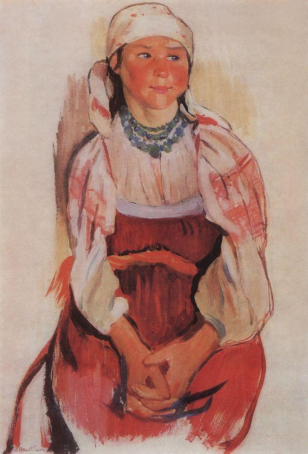 Зинаида Серебрякова. Молодуха (Мария Жегулина). 1909. ГТГ