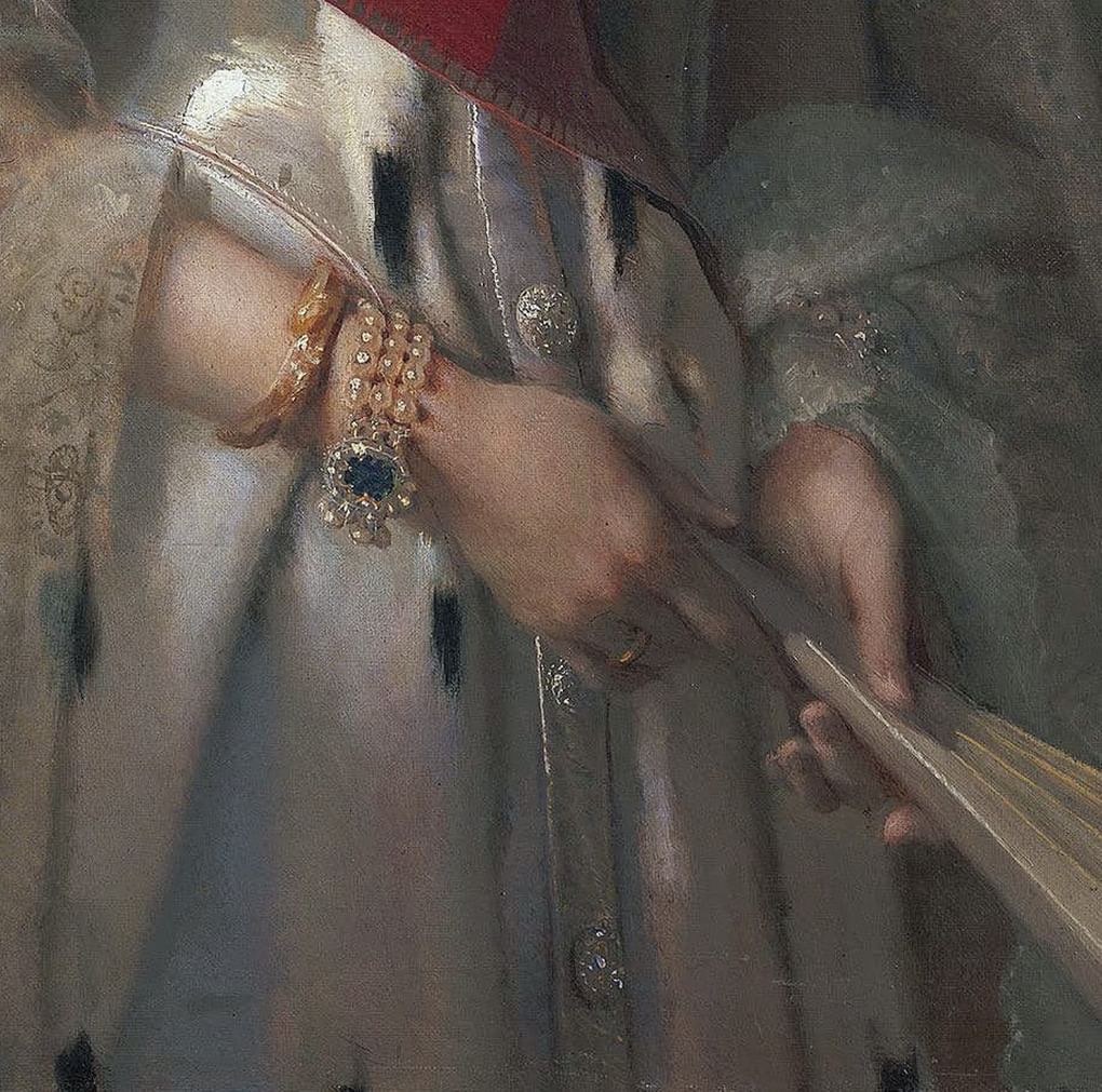 Иван Крамской. Портрет Марии Федоровны (фрагмент). 1881. ГЭ
