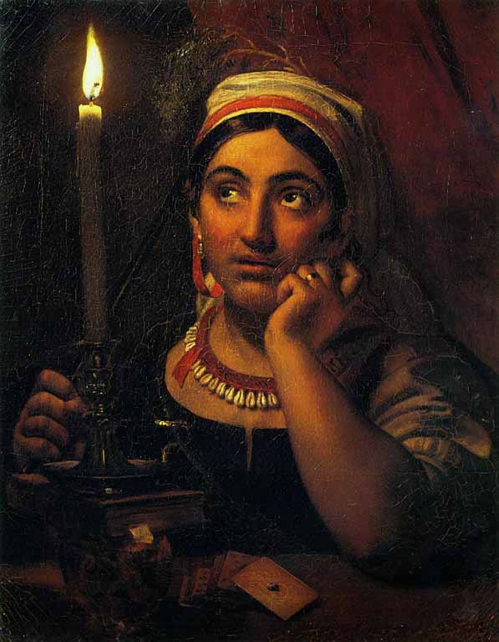 Орест Кипренский. Гадалка со свечой. 1828. ГРМ