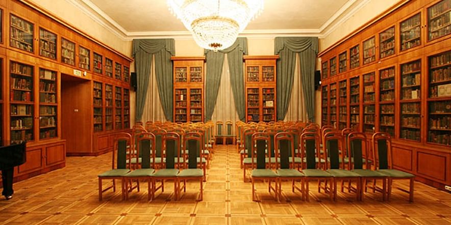 Основное изображение для учреждения Овальный зал Библиотеки иностранной литературы