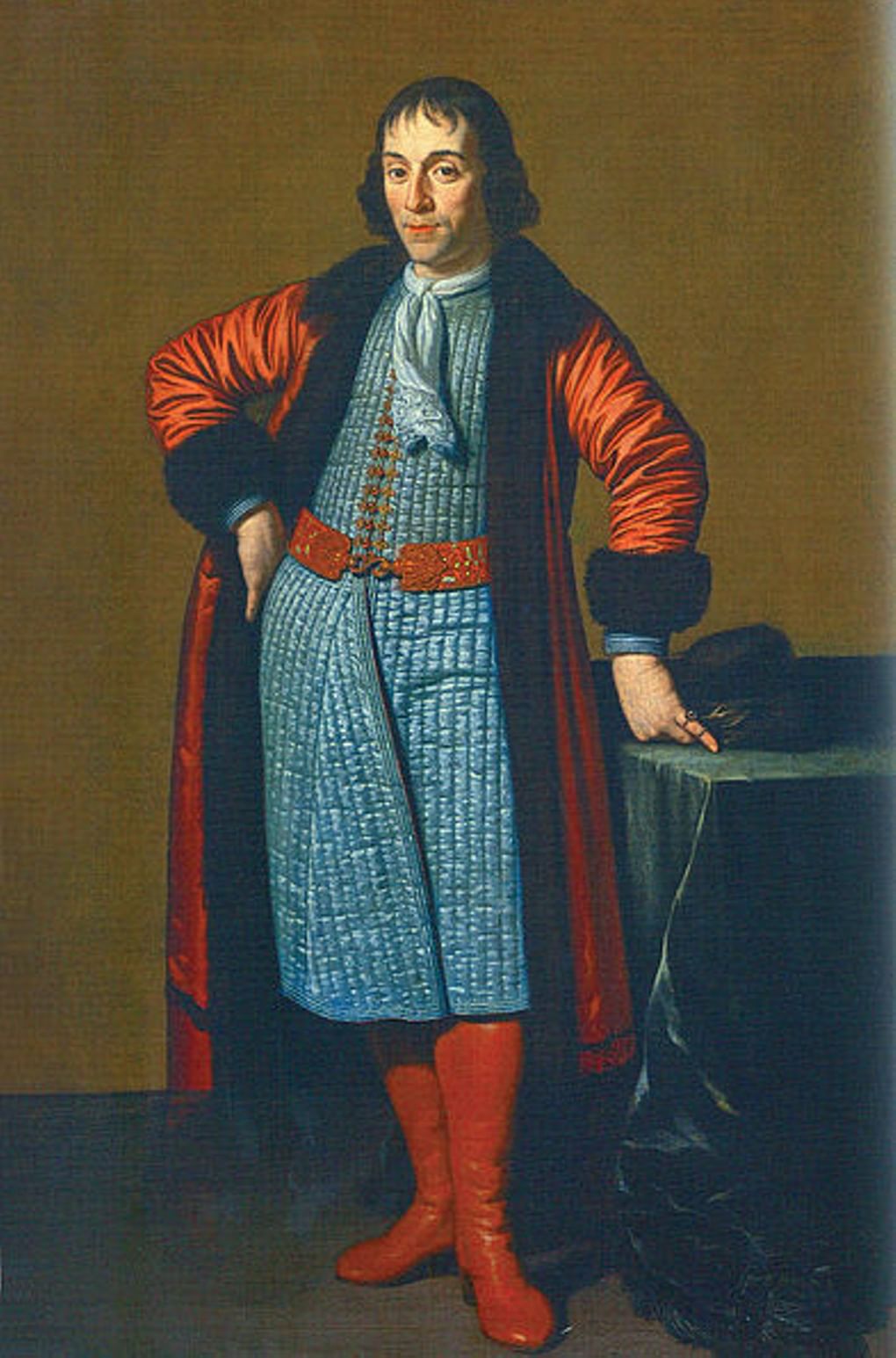 Михиль ван Мюссер. Портрет Александра Меншикова. 1698. Частная коллекция