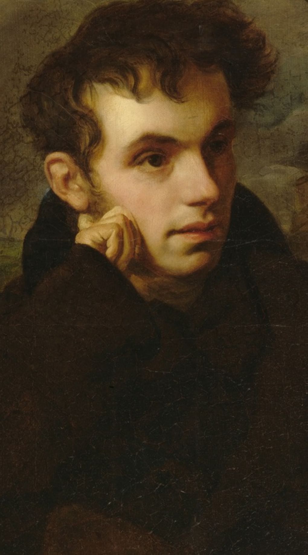 Орест Кипренский, портрет Василия Жуковского, 1815, Третьяковская галерея