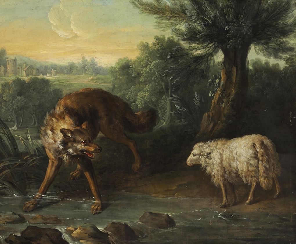Жан-Батист Удри. Волк и ягненок. 1740-е.