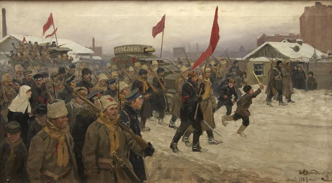 Картины революции 1917 года