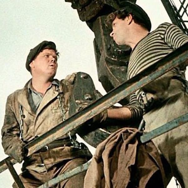 Кадр из художественного фильма Александра Зархи «Высота» (1957)