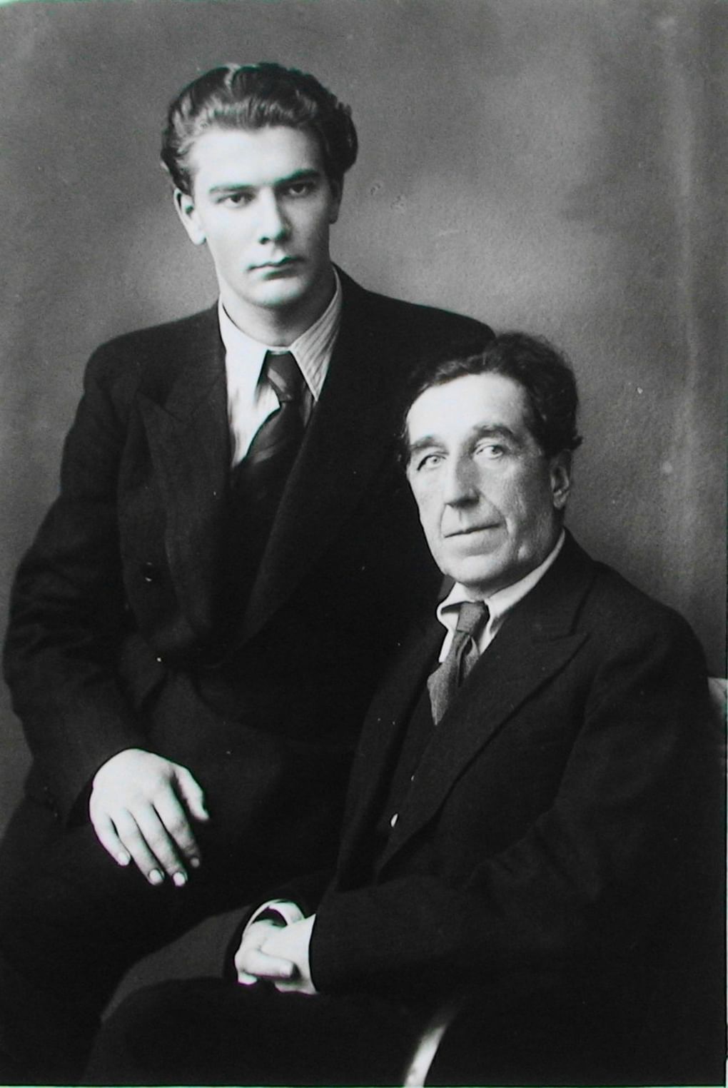 Алексис Раннит и Игорь Северянин. 1930-е. Фотография: pereprava.org