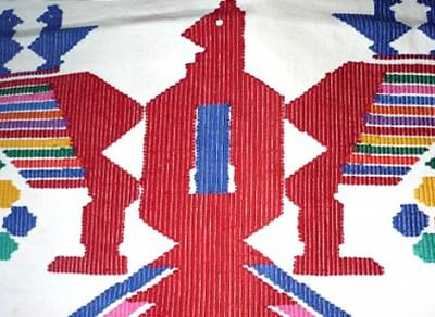 Технология изготовления тканых рушников в Большесолдатском районе Курской области