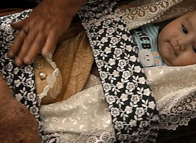 Обряд укладывания в колыбель у кубанских ногайцев