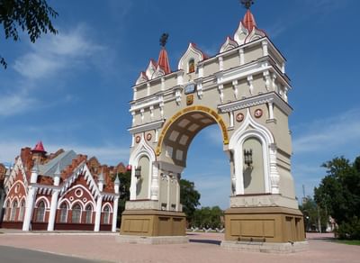 Триумфальная арка в Благовещенске