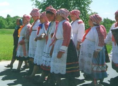 Обряд похорон Стрелы в Новозыбковском районе Брянской области