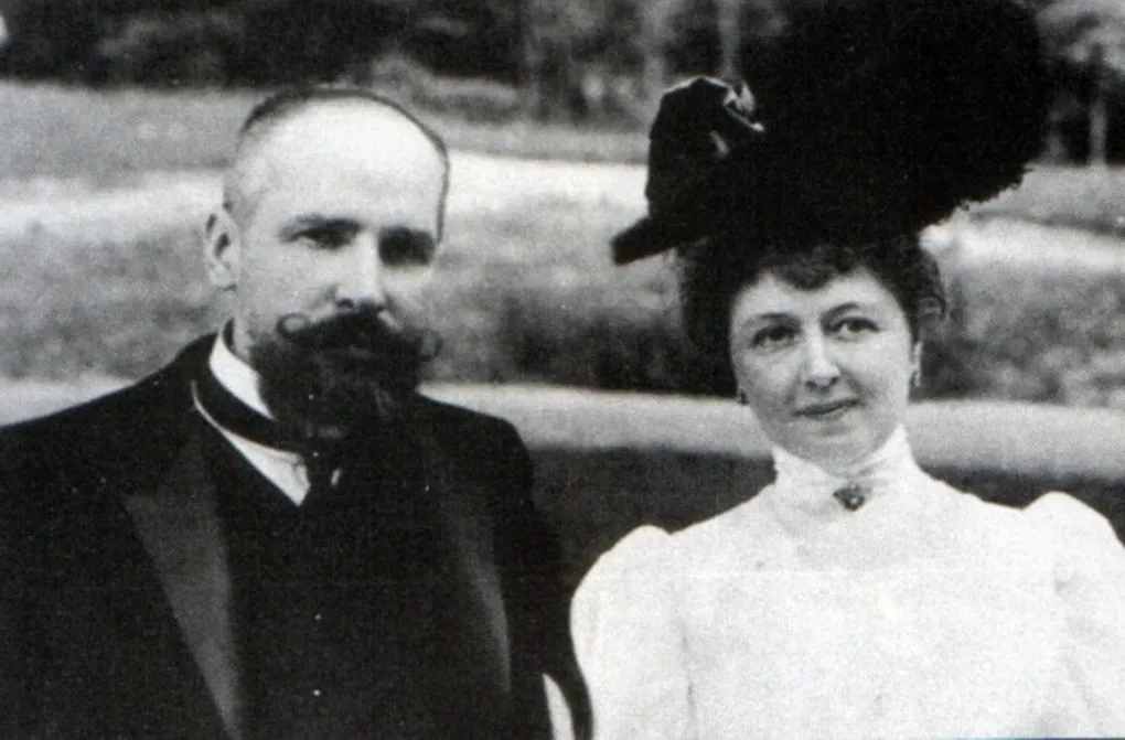 Пётр Столыпин с супругой Ольгой. Фотография: geni.com