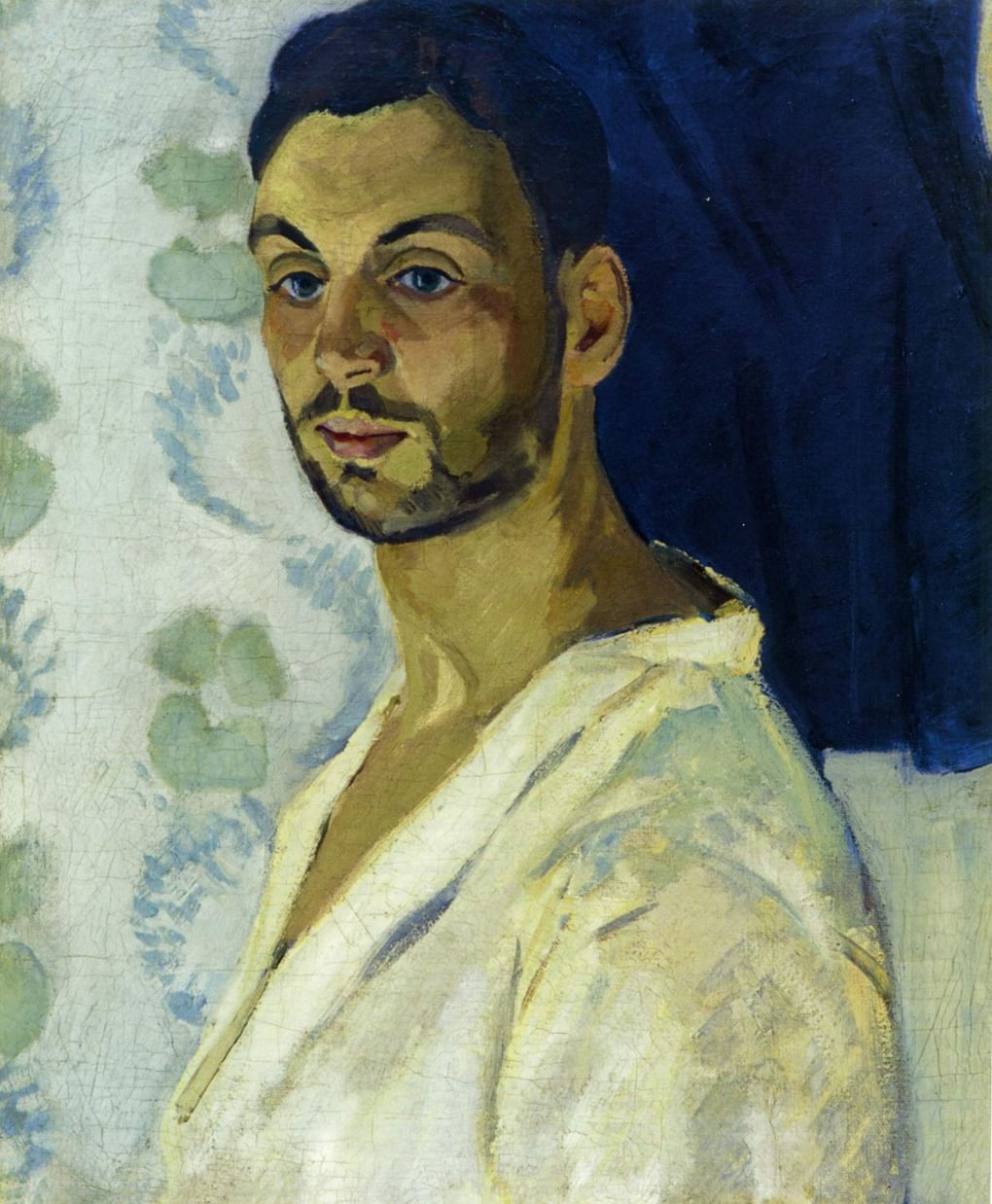 Роберт Фальк. Автопортрет на синем фоне. 1909. Донецкий художественный музей
