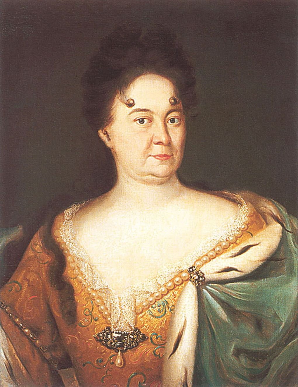 Неизвестный художник. Дарья Меншикова. 1724-1725. Изображение: mmsk.ru