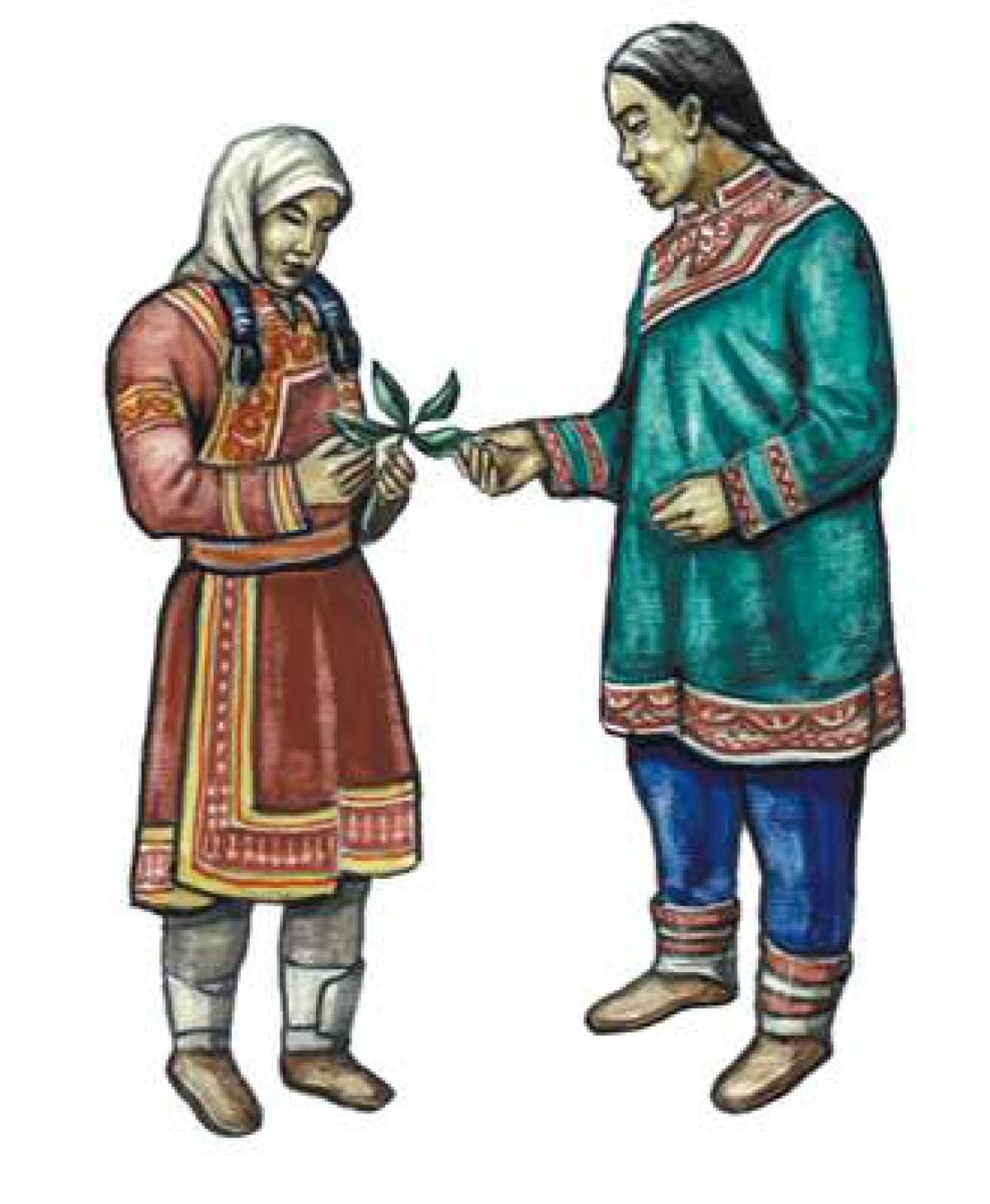 Удэгейцы национальный костюм