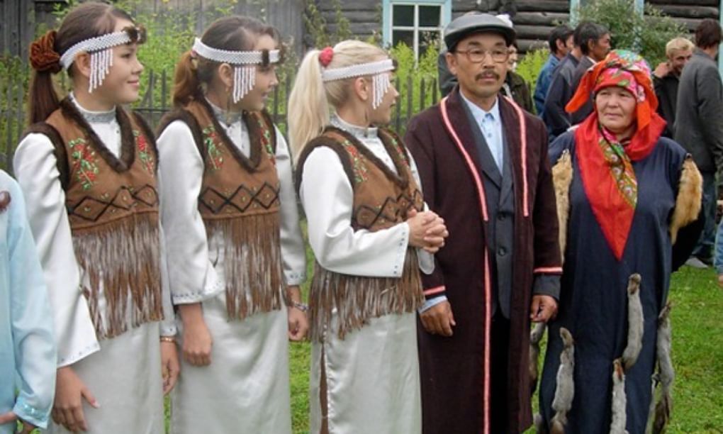 А. Кондияков на празднике в деревне Пасечное