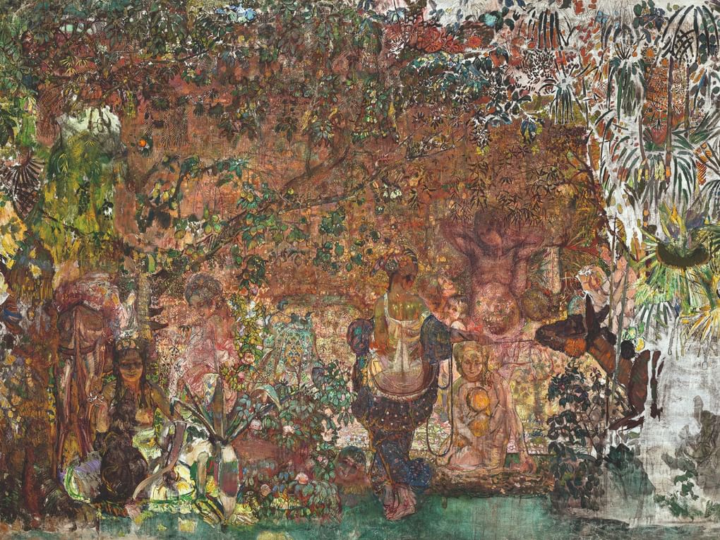 Александр Савинов. Купальщицы в апельсиновой и оливковой рощице. 1909–1911. Частное собрание