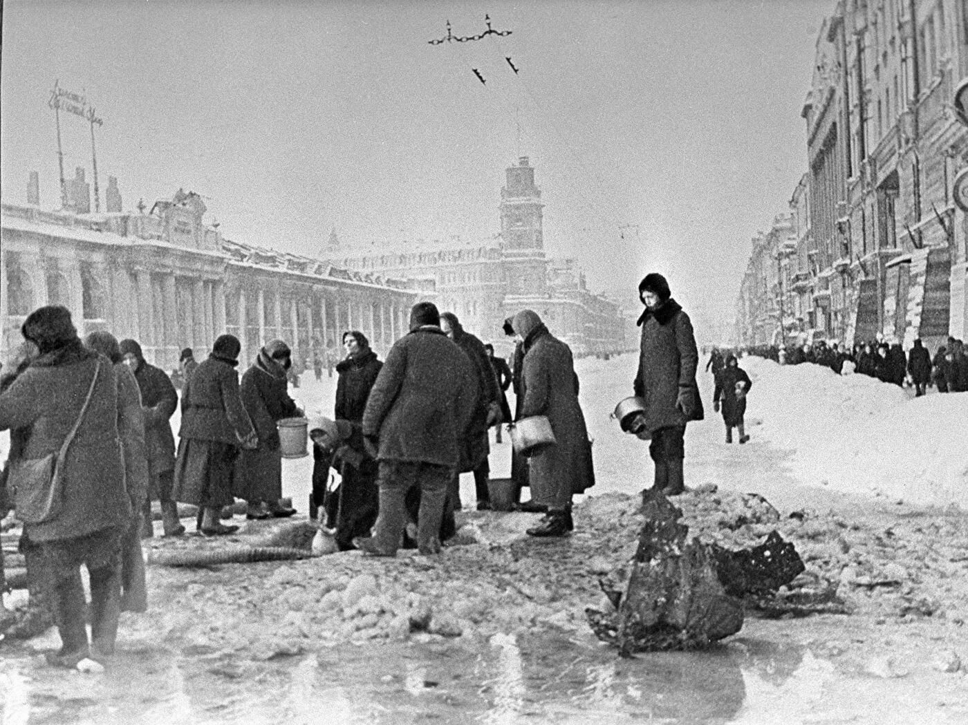 Питер в блокаду фото