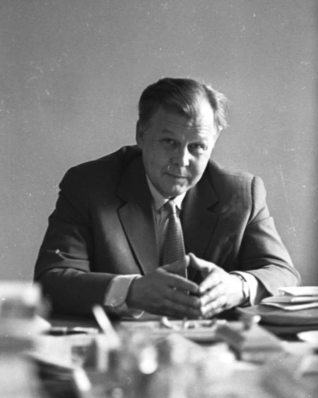 Писатель Александр Твардовский. 1960 год. Фотография: Всеволод Тарасевич и Дмитрий Ухтомский / Государственный музей истории Санкт-Петербурга, Санкт-Петербург