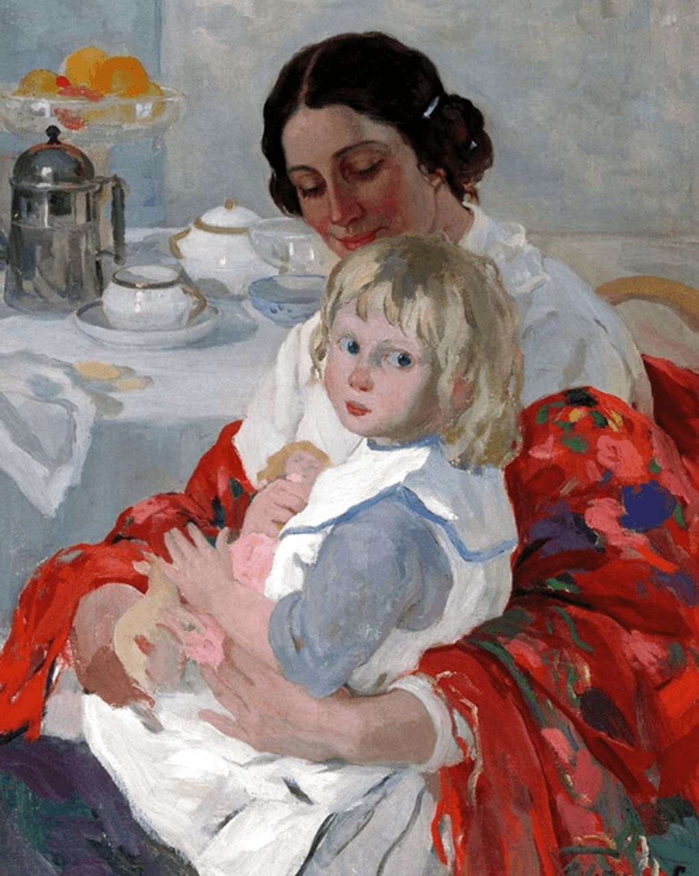 Иван Горюшкин-Сорокопудов. Мать с ребенком. 1915. Частное собрание