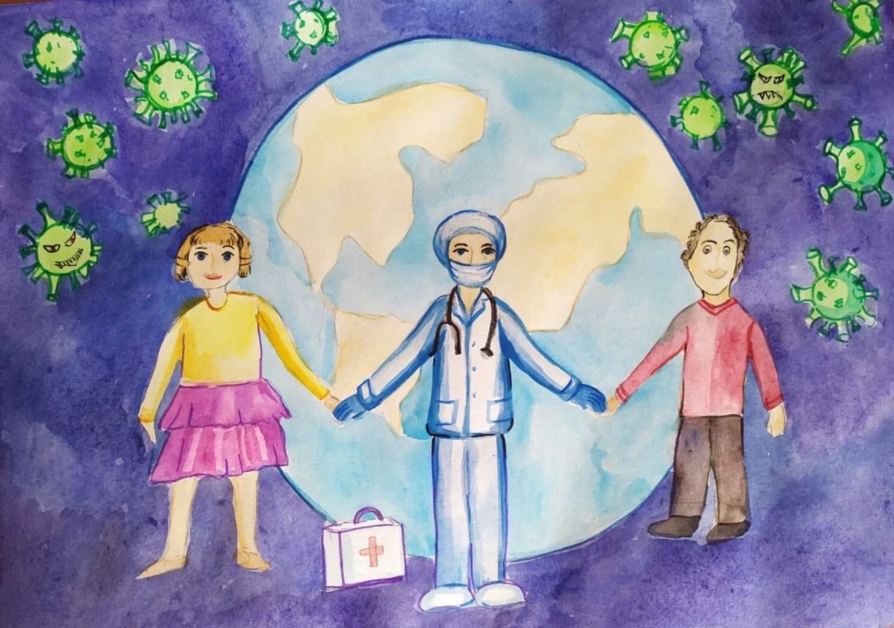 Врачи мира за мир рисунки детей конкурс
