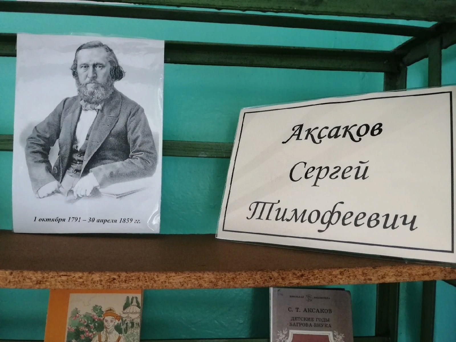 Книжная выставка к 230 летию Аксакова