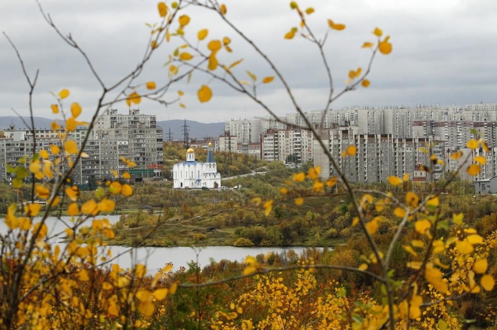 Весна в мурманске фото