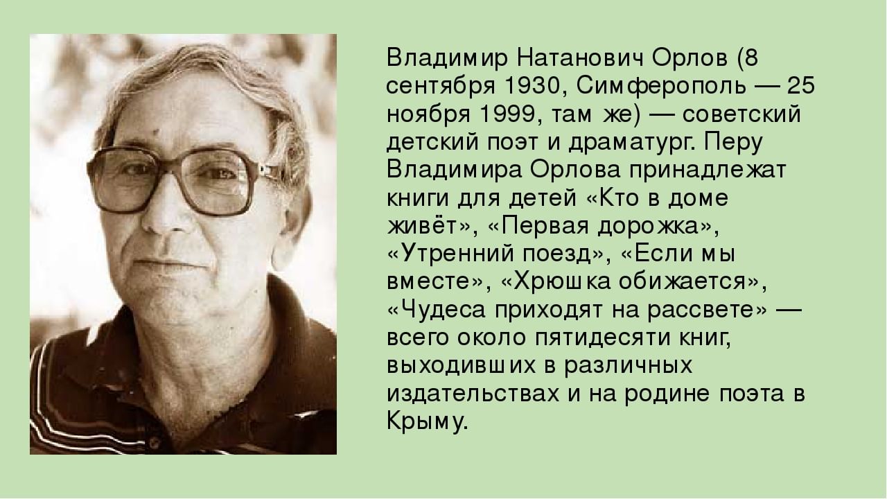 90 лет со дня рождения детского поэта В.Н. Орлова» 2020, Грибановский район  — дата и место проведения, программа мероприятия.