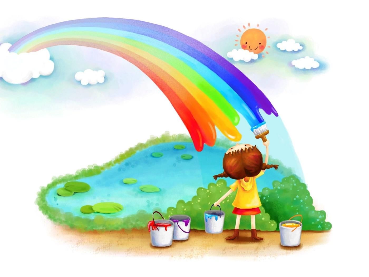 Разноцветный мир детства