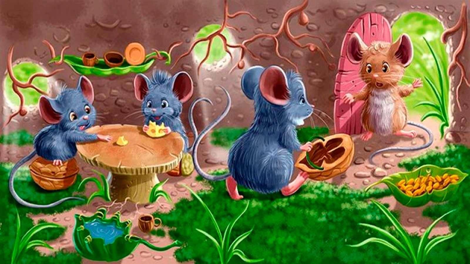 Child children mouse. Константин Саланда иллюстратор. Мышь сказка. Норка мышки для детей. Сказочный мышонок.