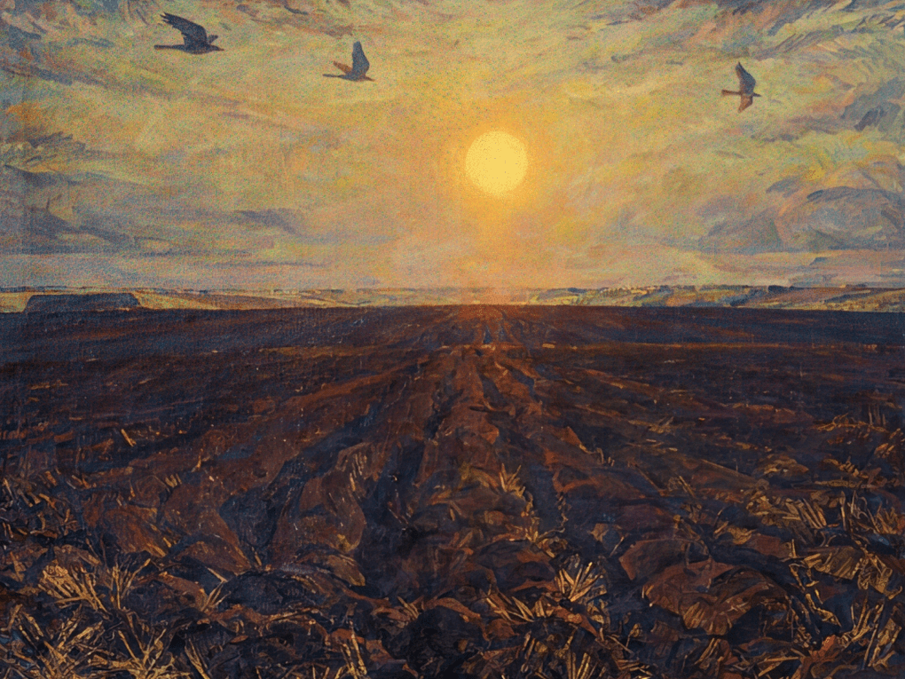 Юрий Ромашков. Земля и Солнце (фрагмент). 1987. Пензенская областная картинная галерея им. К.А. Савицкого, Пенза