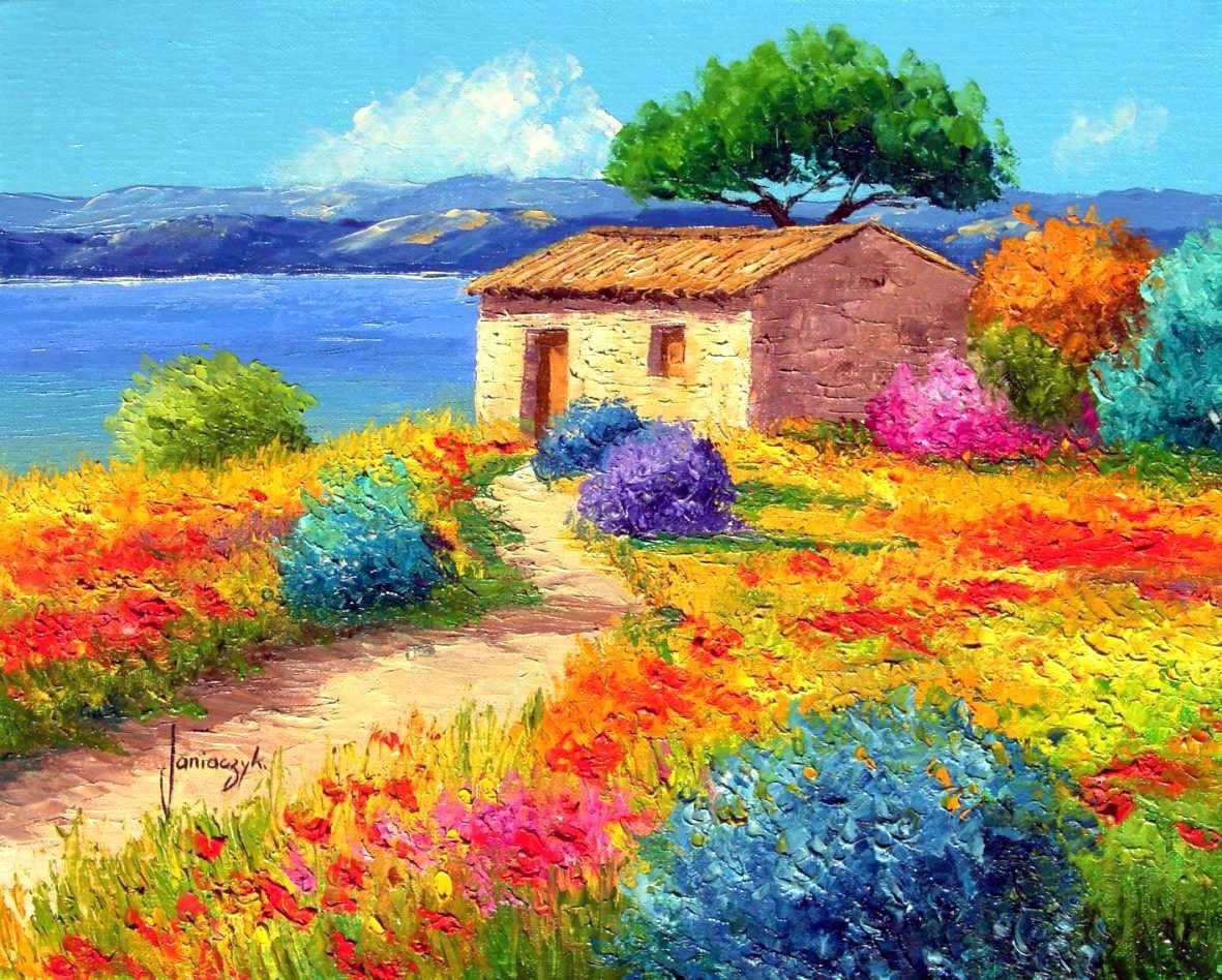 Краски лета рисунок