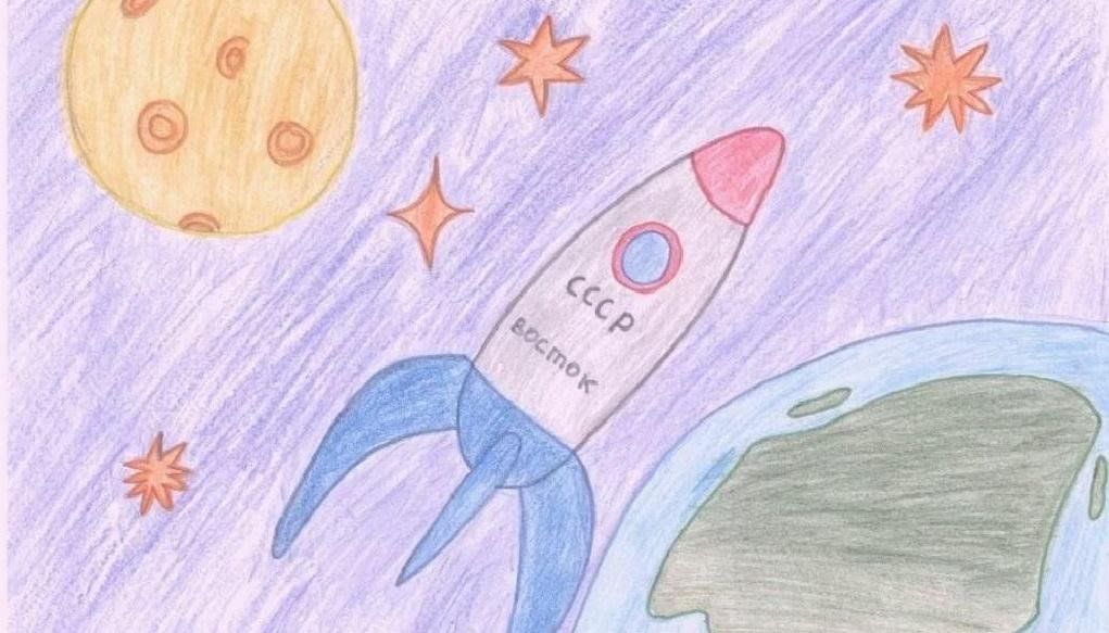 Конкурс рисунков на день космонавтики
