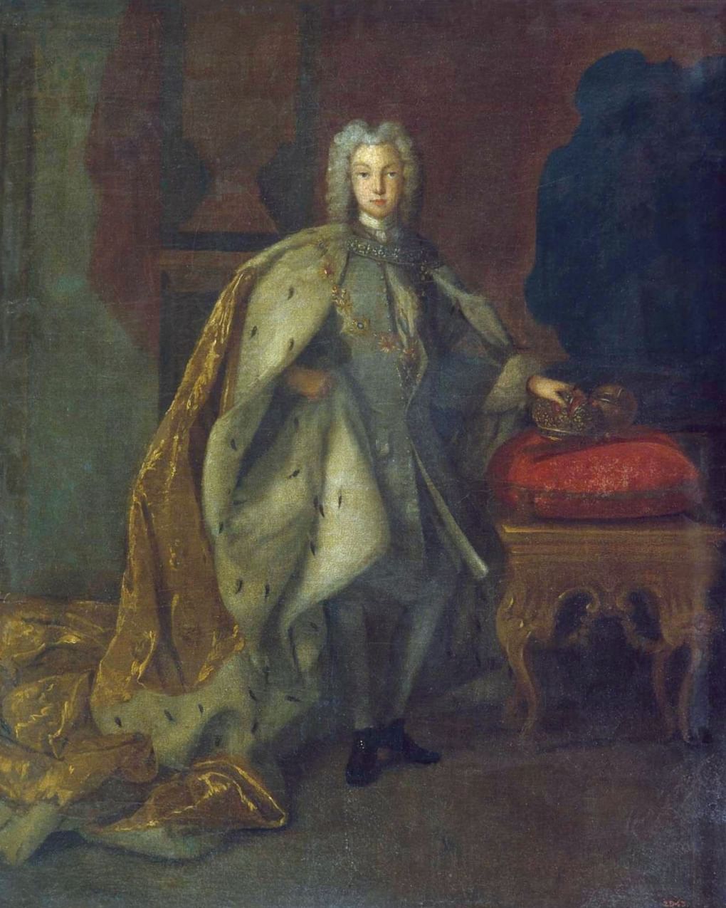 Иоганн Пауль Людден. Портрет Петра II. 1728. Государственный Русский музей, Санкт-Петербург