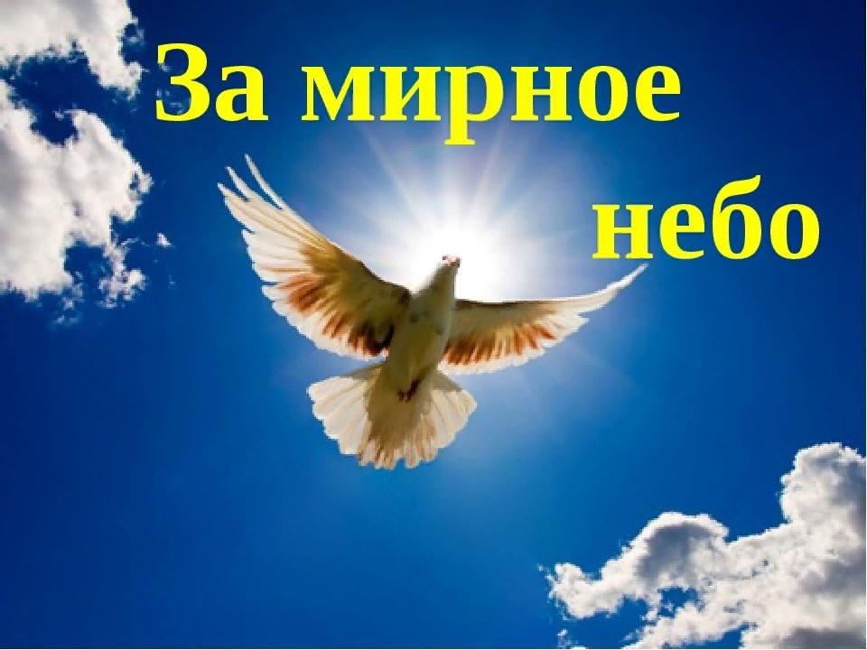 Мирного неба над головой картинки доброе утро с надписями