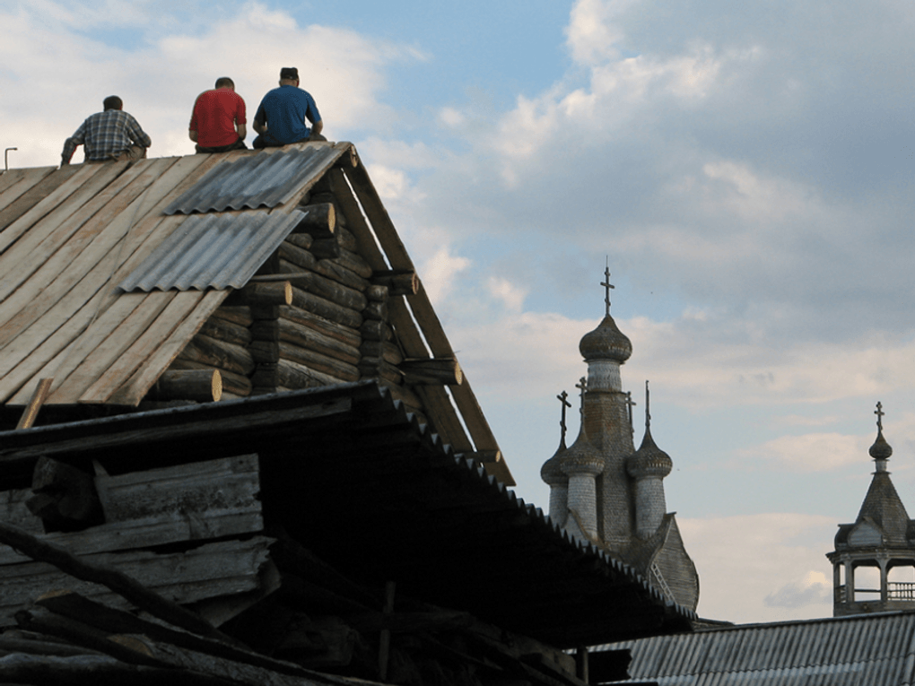 Волонтерский проект «Общее Дело. Возрождение деревянных храмов Севера». Фотография: obsheedelo.ru