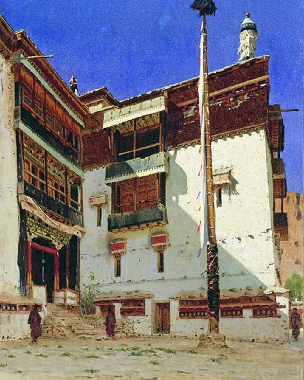 Василий Верещагин. Индийский мотив (фрагмент). 1875. Вятский художественный музей им. В.М. и А.М. Васнецовых, Киров