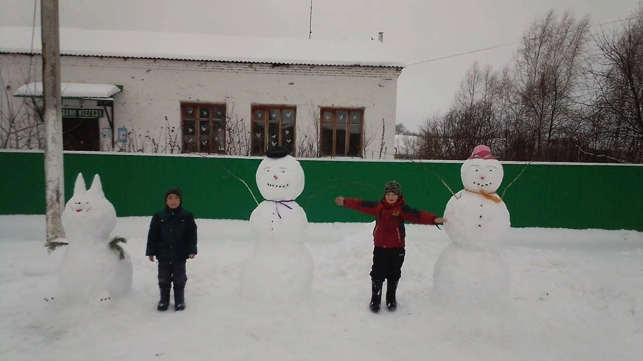 Конспект занятия «Необычный снеговик»