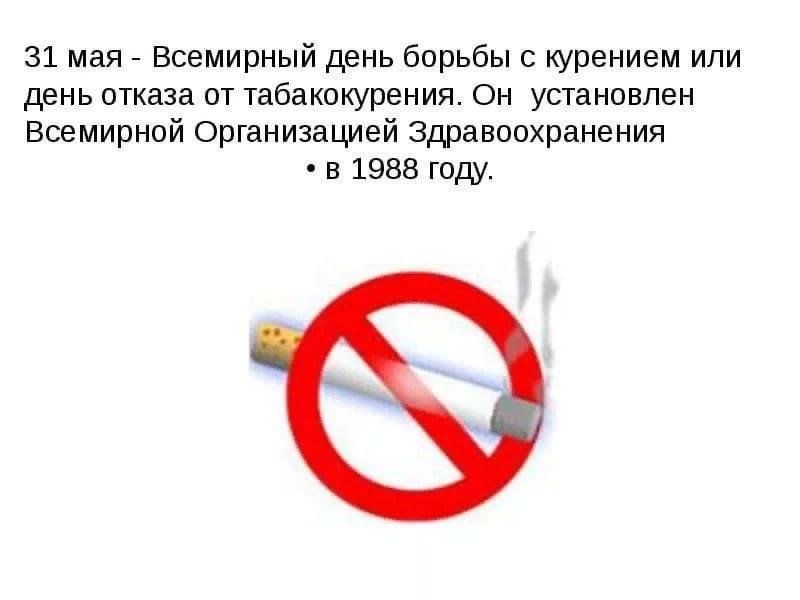 Всемирный день против курения картинки