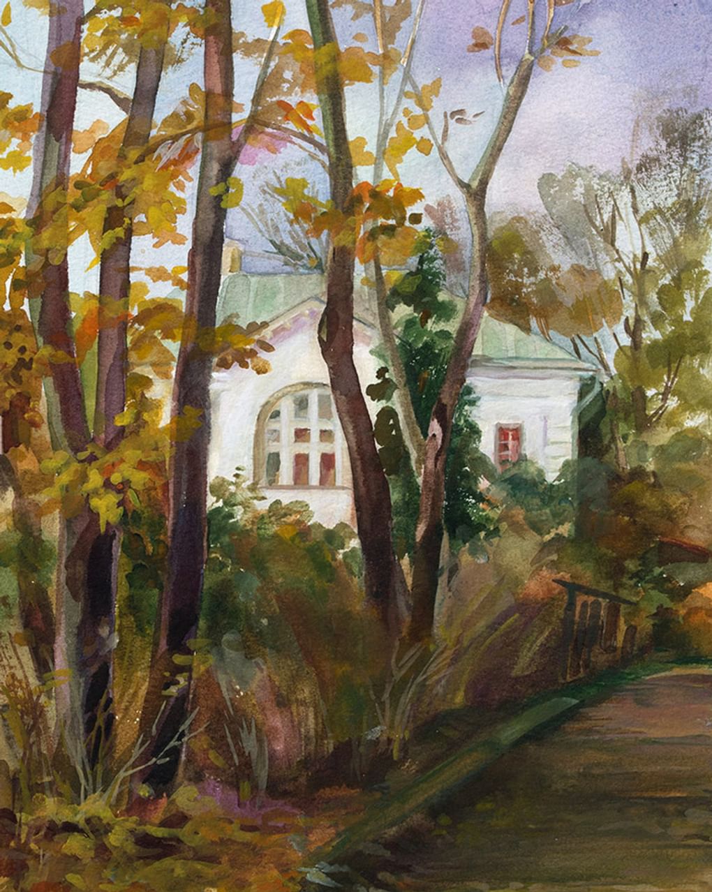Людмила Симонова. Ясная Поляна. Литературный музей (фрагмент). 2005. Тульский музей изобразительных искусств, Тула 