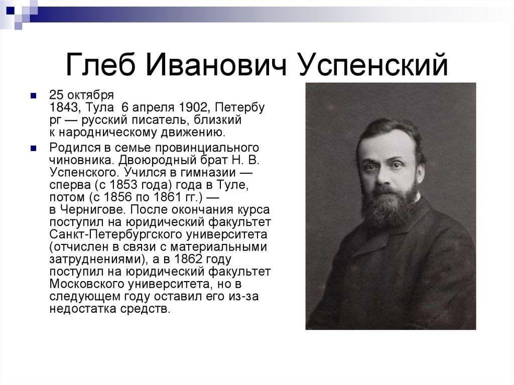 Кто из писателей. Успенский Глеб Иванович (1843-1902). Успенский Глеб Иванович. 25 Октября 1843 Глеб Успенский. Писатель Успенский Глеб Иванович.