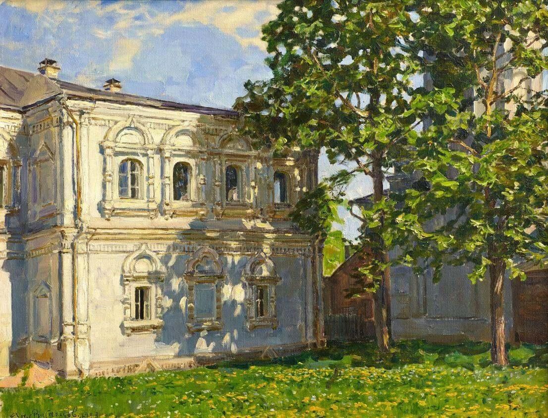 Ахтырка вид усадьбы. А. М. Васнецов (1856 –1933).