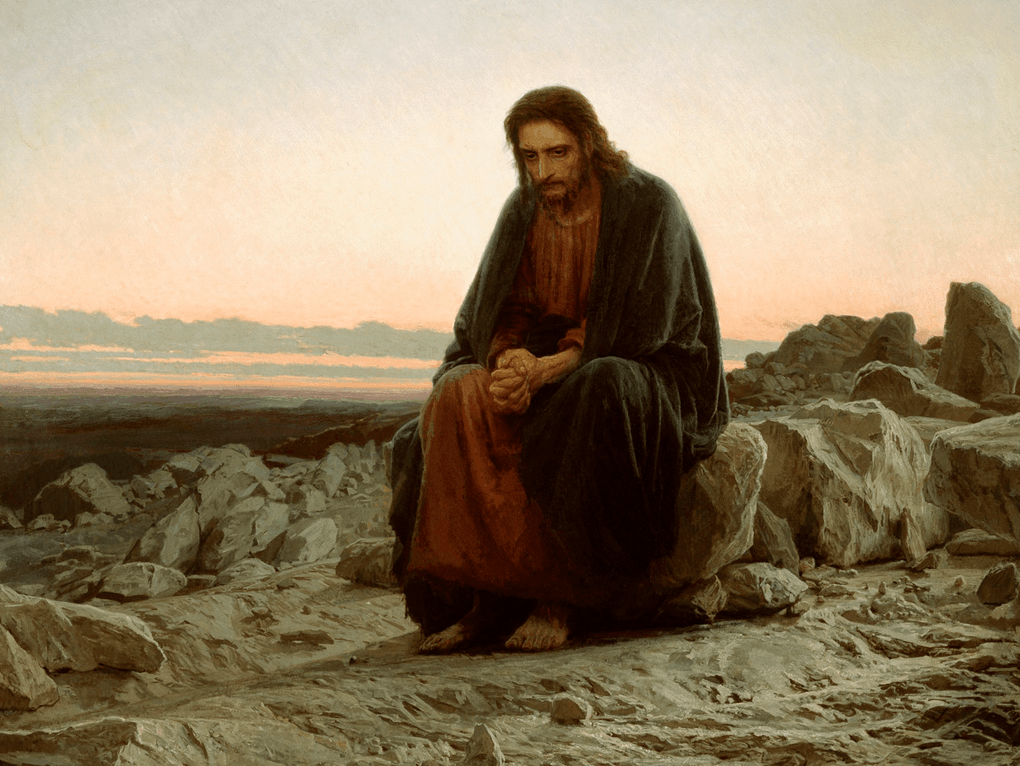 Иван Крамской. Христос в пустыне (фрагмент). 1872. Государственная Третьяковская галерея, Москва