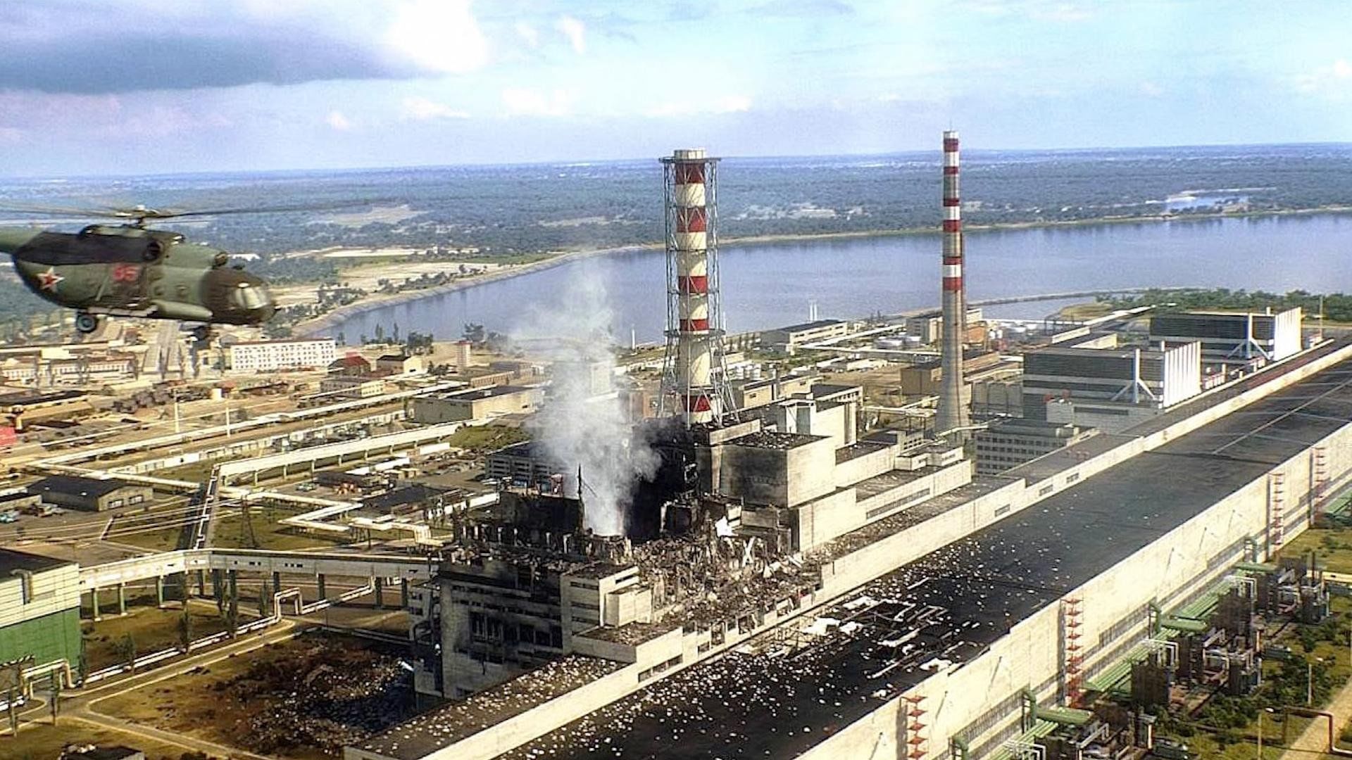 Фото ядерного взрыва в чернобыле