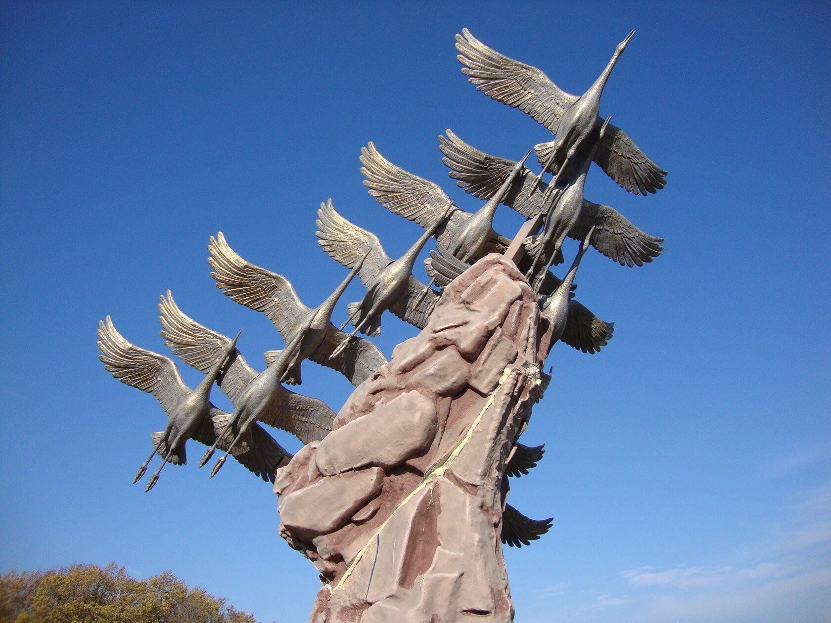 Встреча &laquo;Белые журавли &mdash; птицы памяти&raquo; 2024, Красносельский район ...