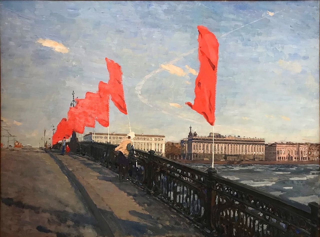 Картины 1 мая советских художников